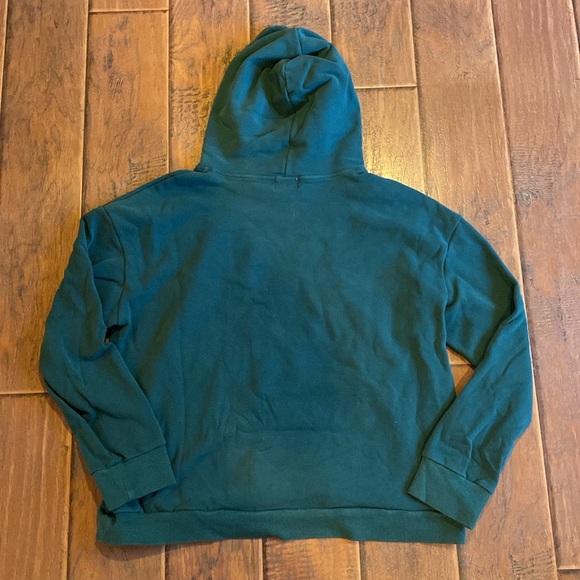 Dark Green Zyia Hoodie - Picture 2 of 2